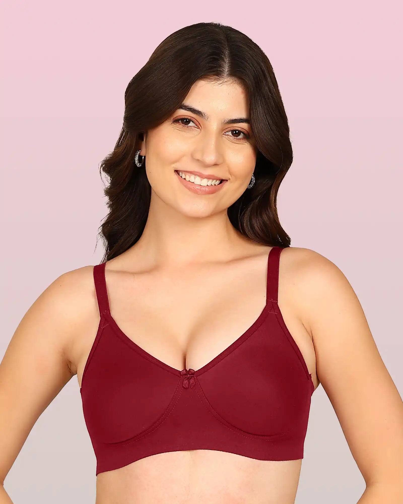 Intimist Bonded T-Shirt Bra (IS-352-Magenta)