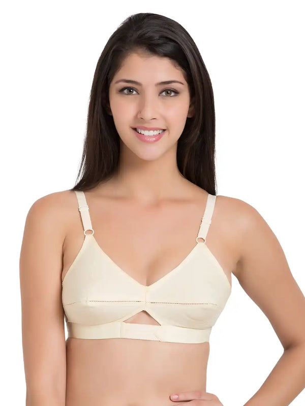Centra Center Elastic Full Coverage Cotton Bra (CLY9-SKIN)