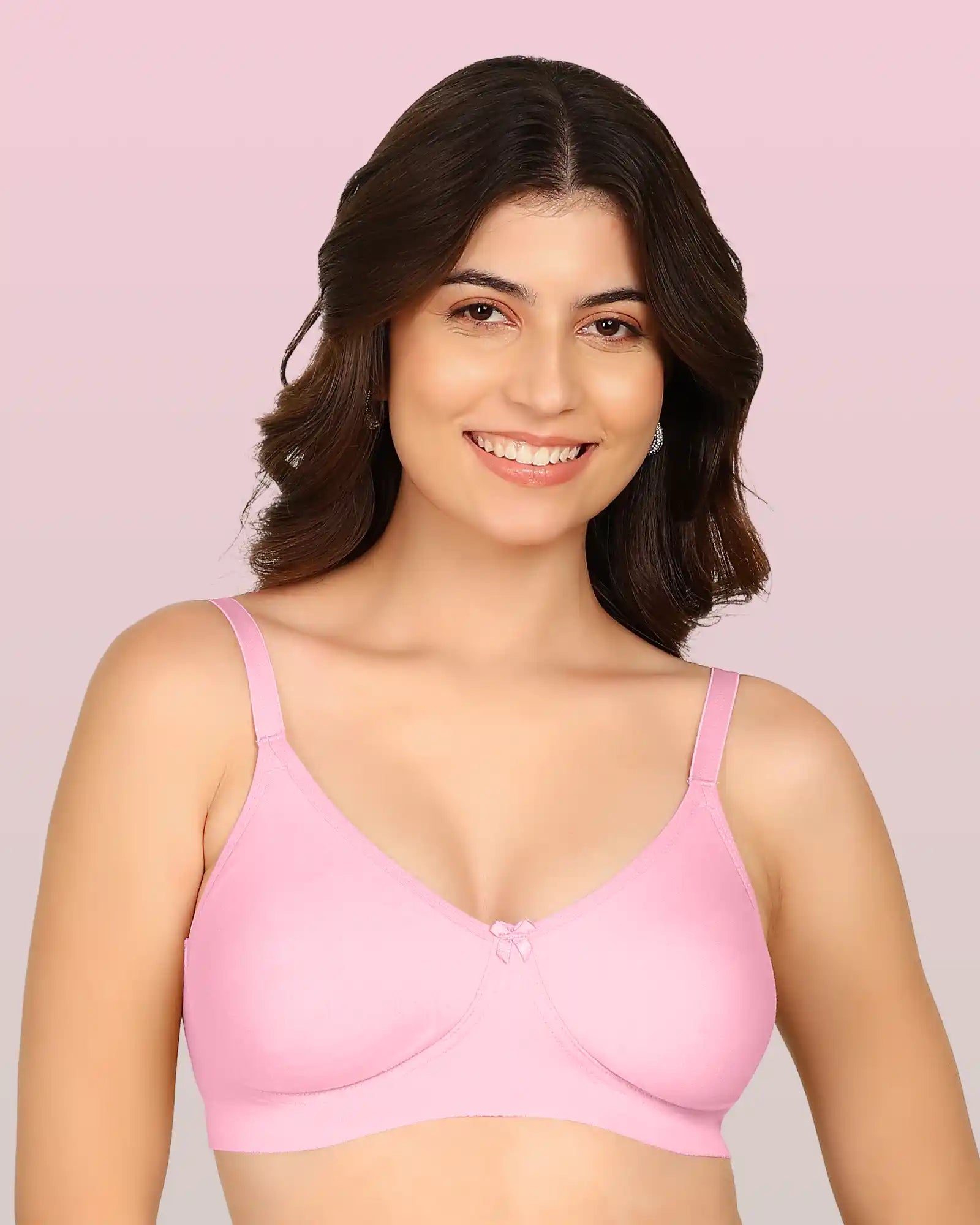 Intimist Bonded T-Shirt Bra (IS-352-Pink)