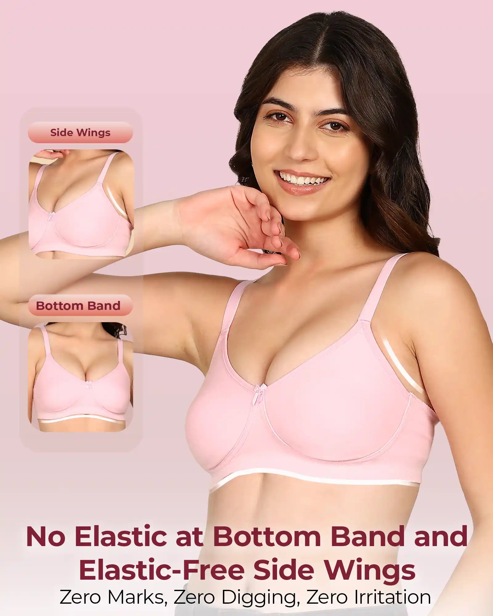Intimist Bonded T-Shirt Bra (IS-352-Plum)