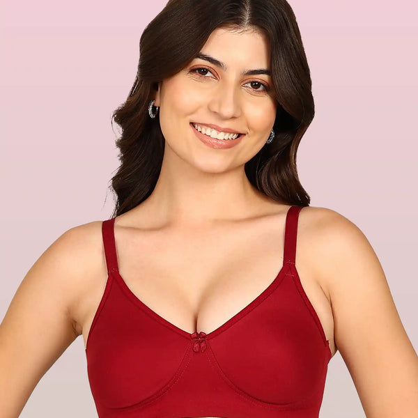 Intimist Bonded T-Shirt Bra (IS-352-Wine)